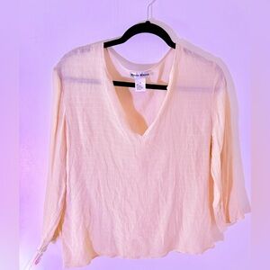 Kensie Women's Elegant Cream Blouse